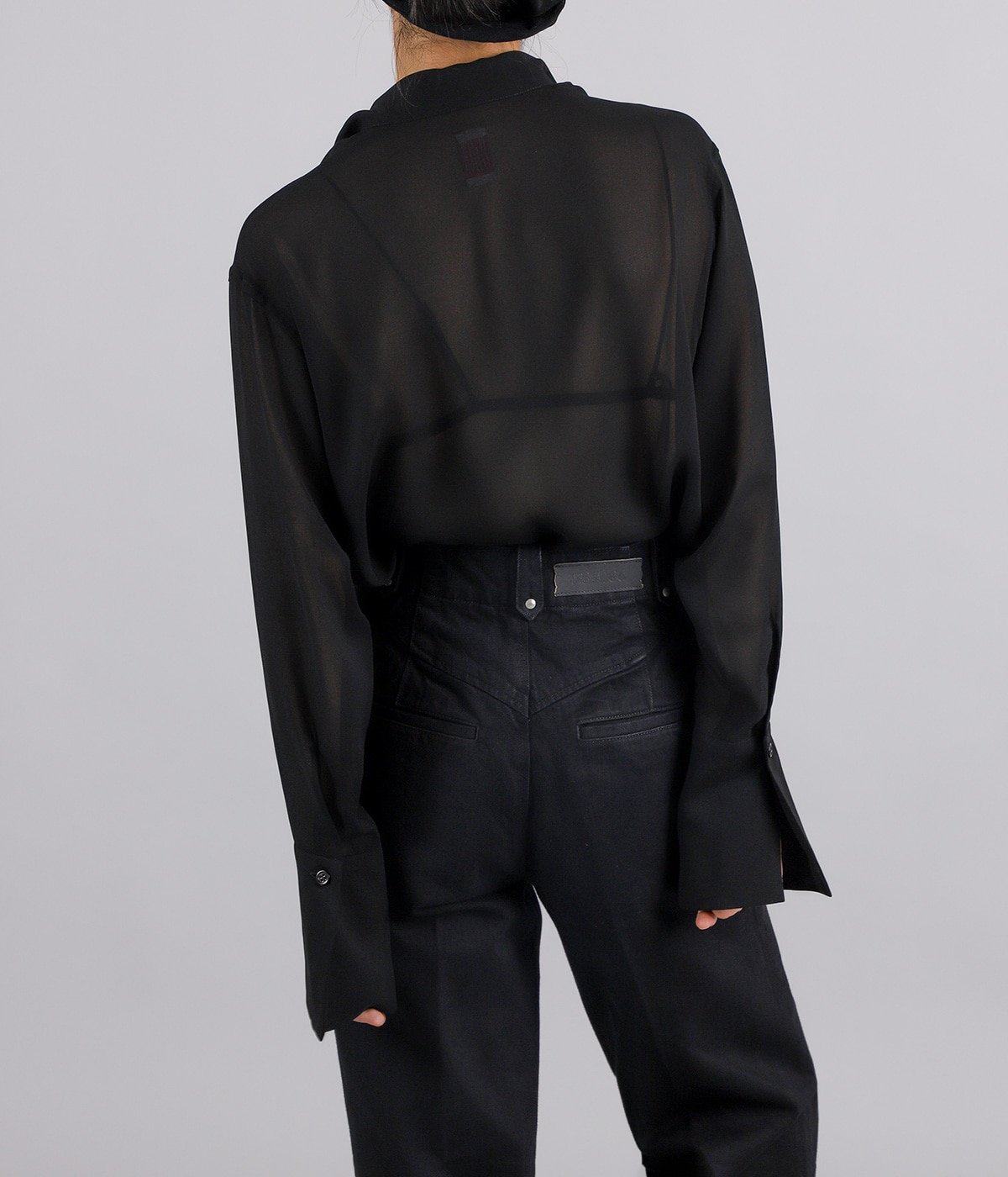レディース】EMBROIDERED SHEER SHIRT | FETICO(フェティコ