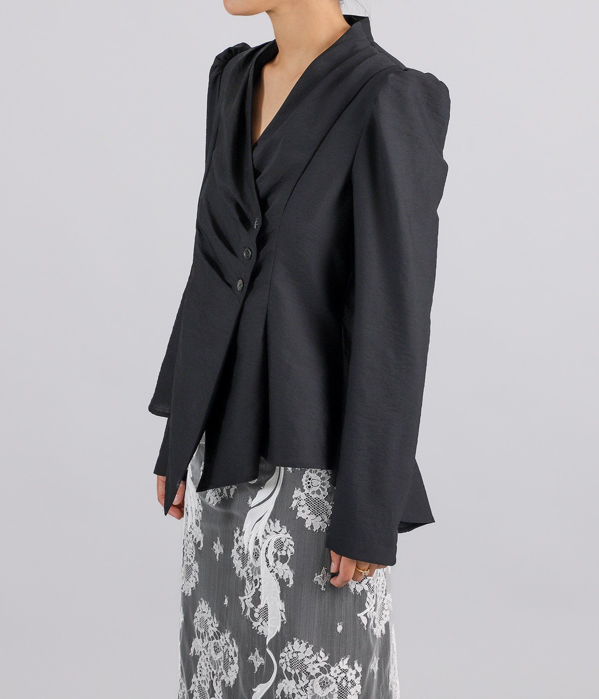 レディース】DRAPED WRAP JACKET | FETICO(フェティコ) / アウター 