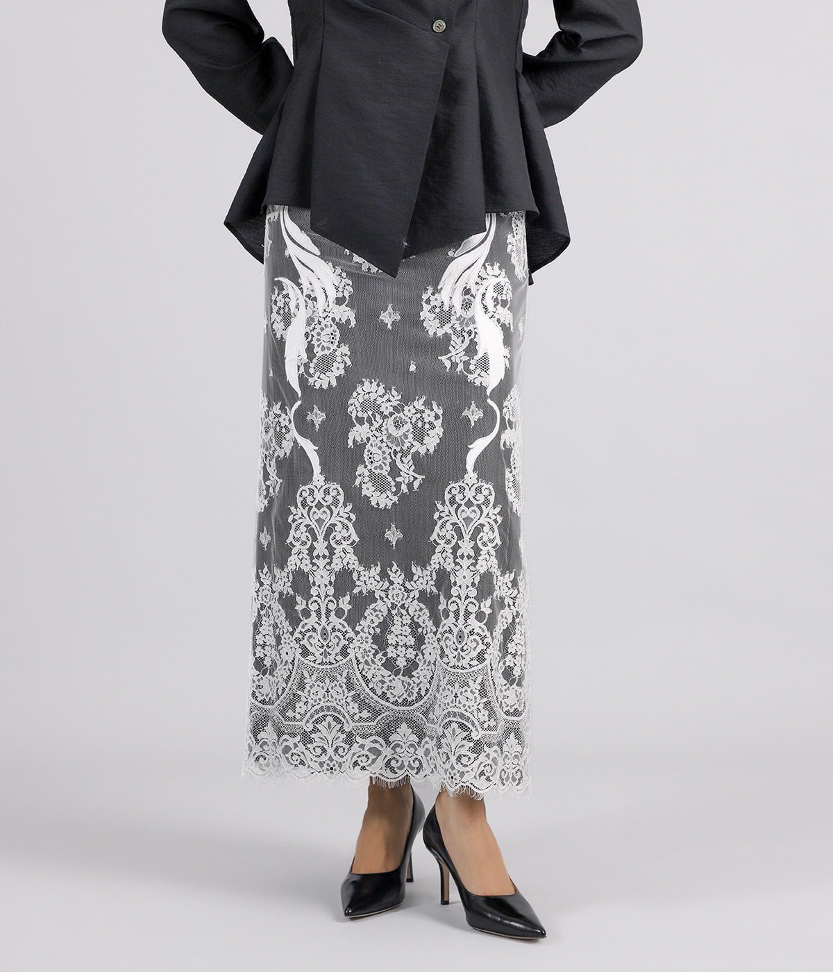 レディース】EMBROIDERED LACE SKIRT | FETICO(フェティコ