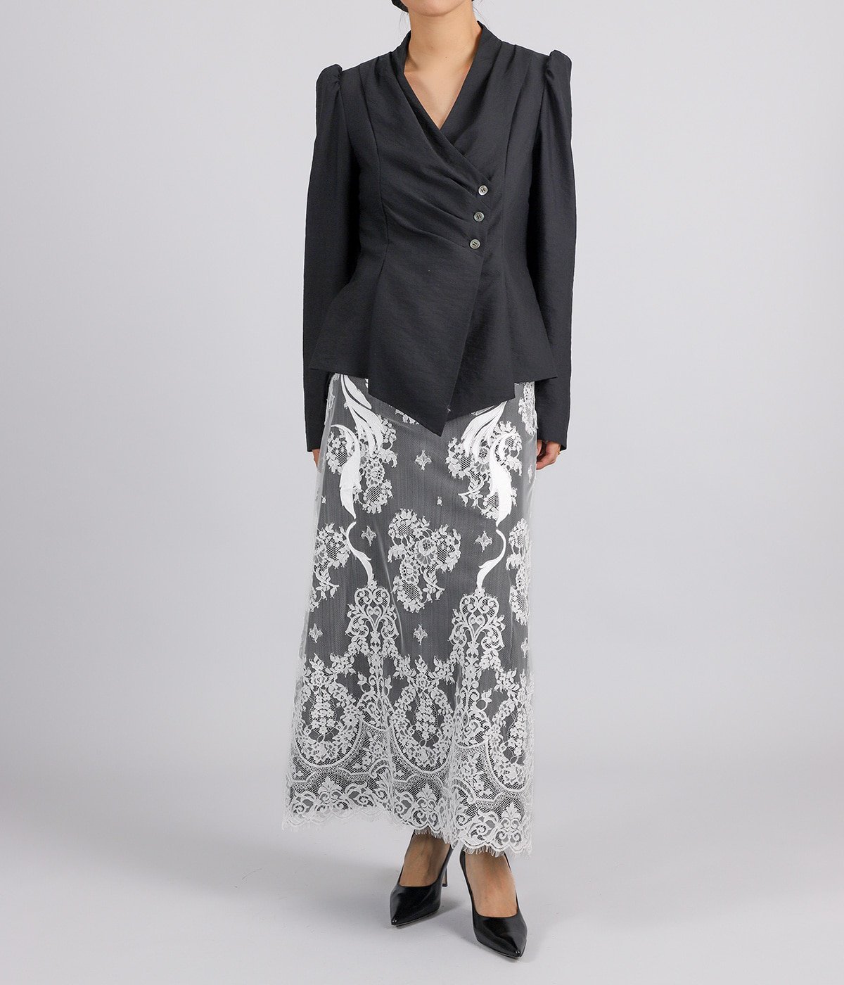 レディース】EMBROIDERED LACE SKIRT | FETICO(フェティコ