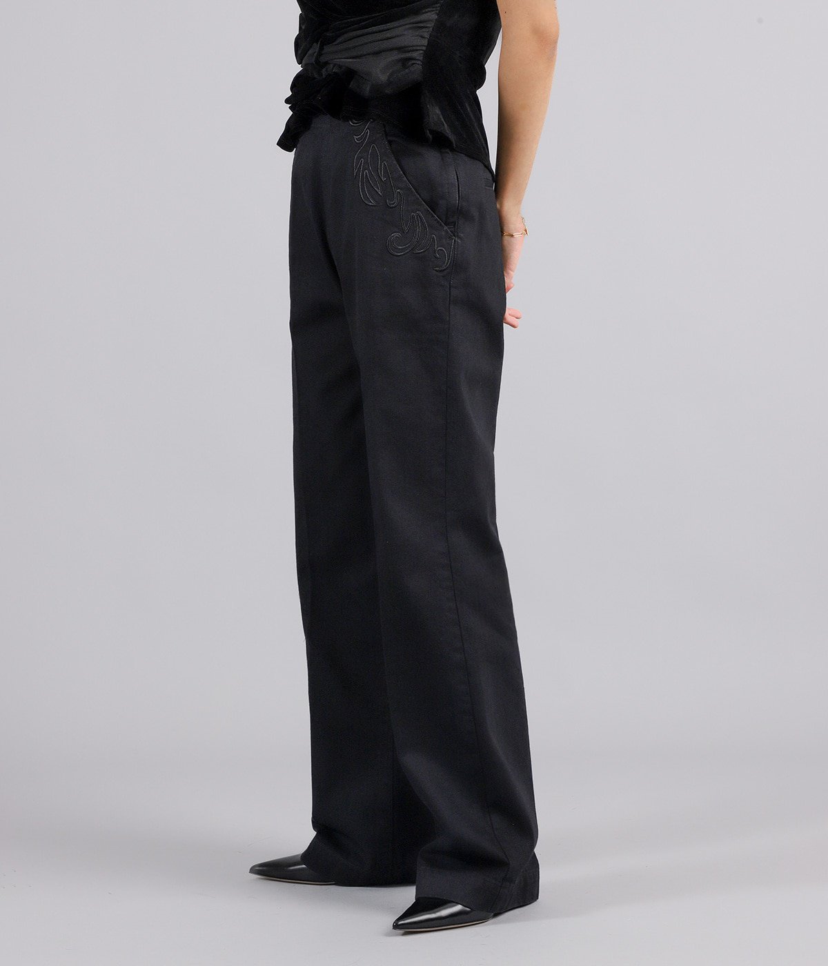 レディース】ORGANIC COTTON HIGH-WAISTED JEANS | FETICO(フェティコ