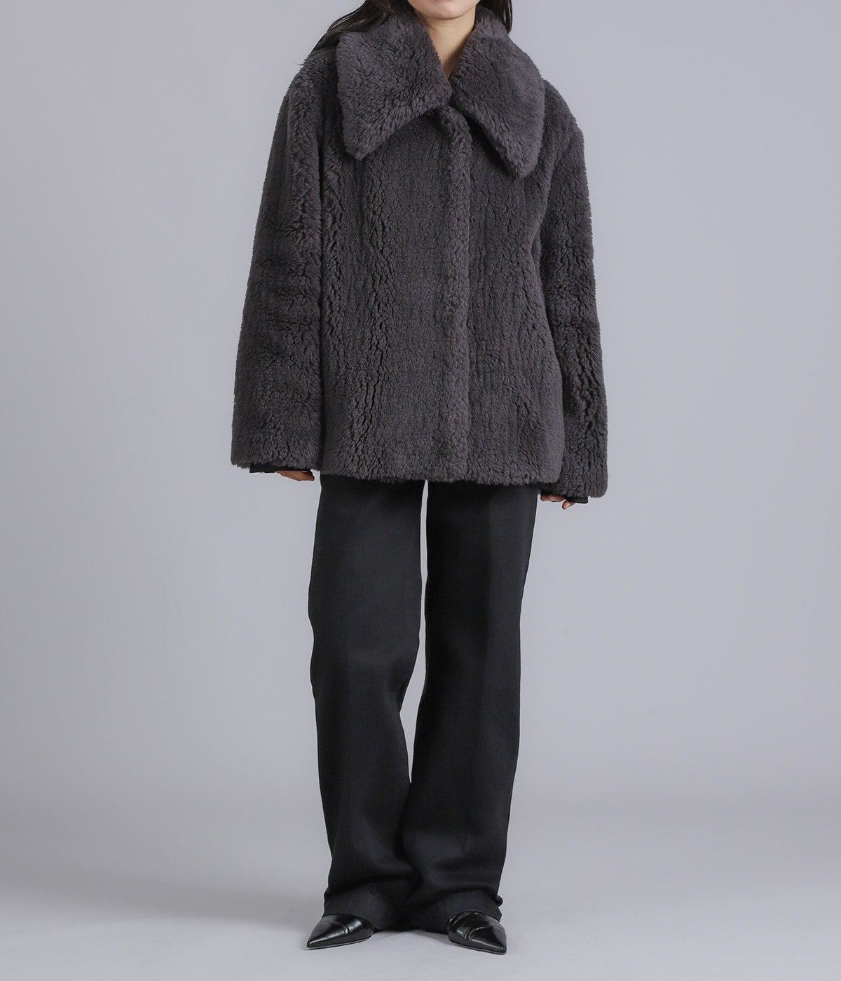 model（162cm） 着用サイズ：36