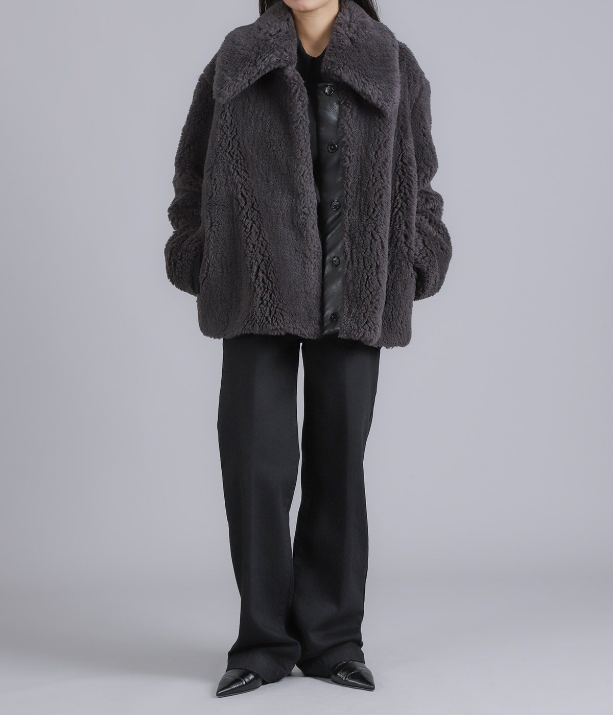 model（162cm） 着用サイズ：36