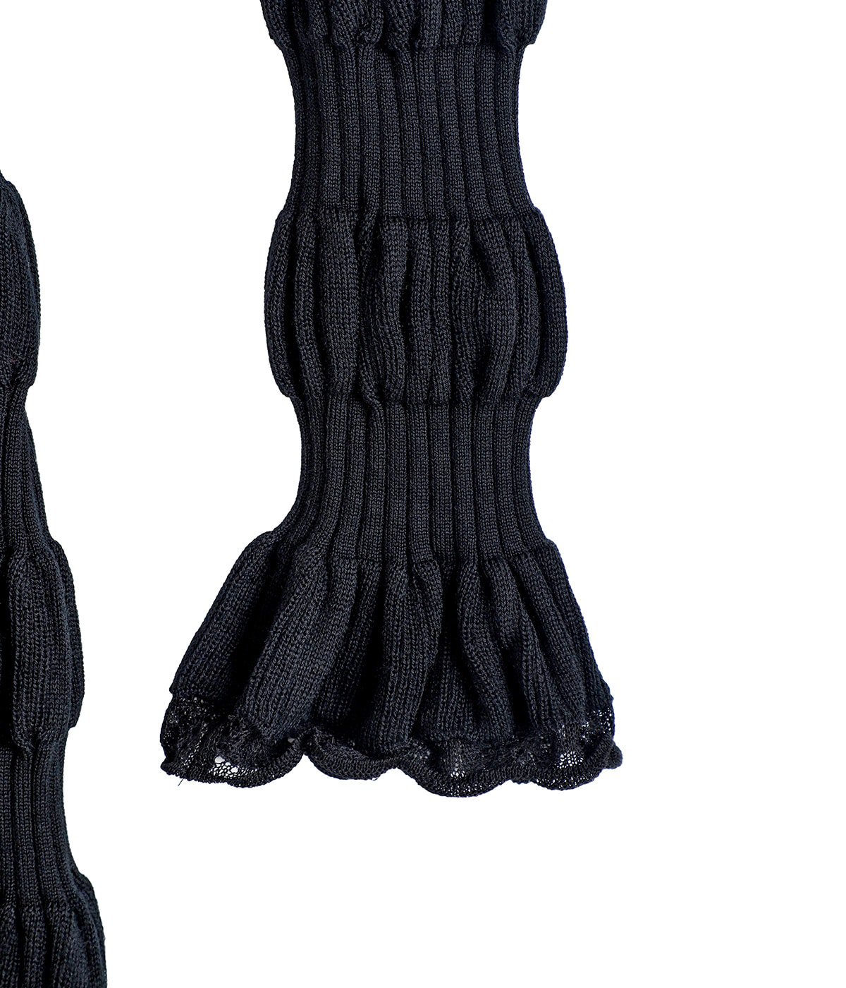 レディース】SHEER LACE STRIPE KNIT MAXI DRESS | FETICO(フェティコ