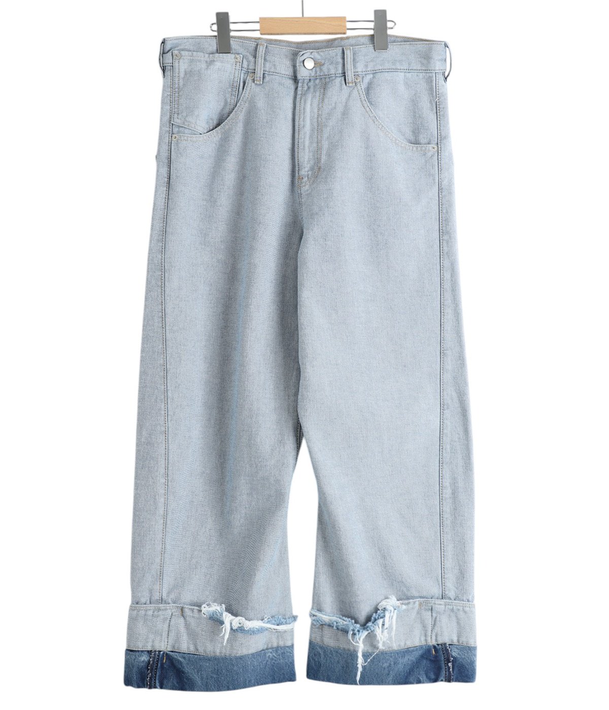 DEAN BLUE / Oversized denim trousers | MARINA YEE(マリナ・イー