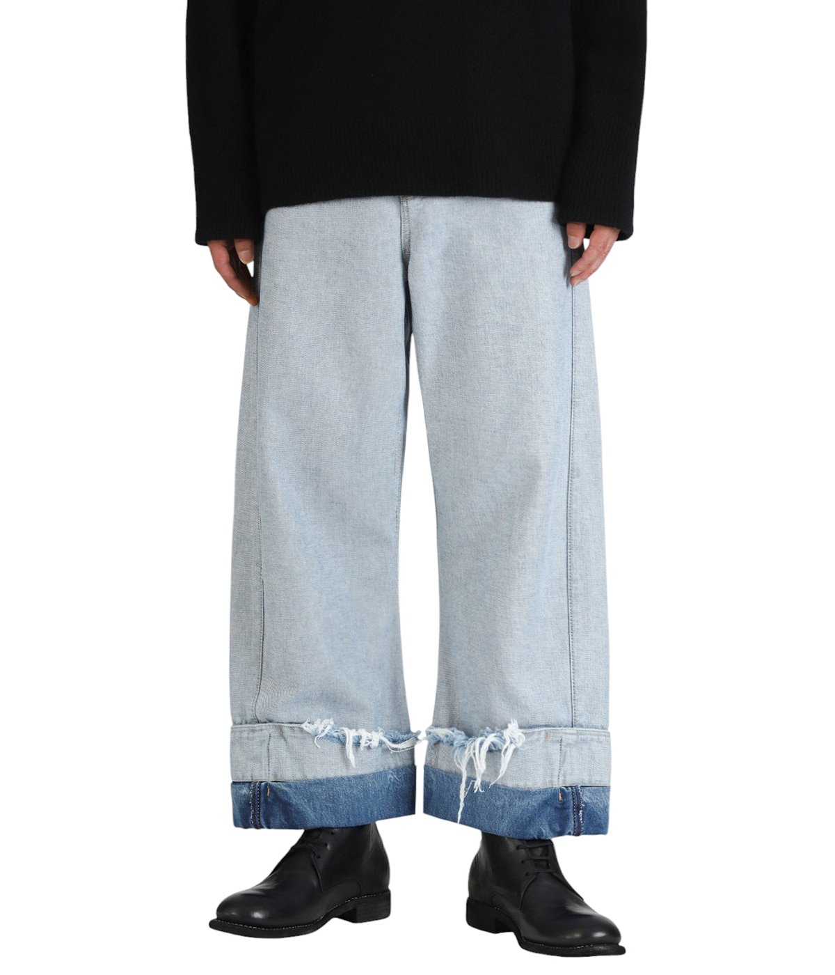 DEAN BLUE / Oversized denim trousers | MARINA YEE(マリナ・イー