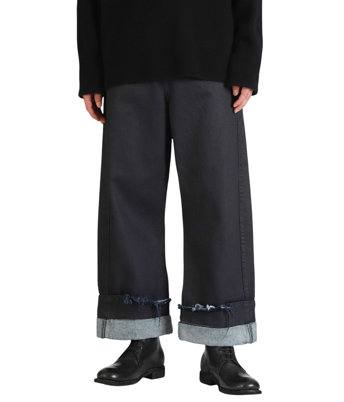 DEAN BLUE / Oversized denim trousers | MARINA YEE(マリナ・イー