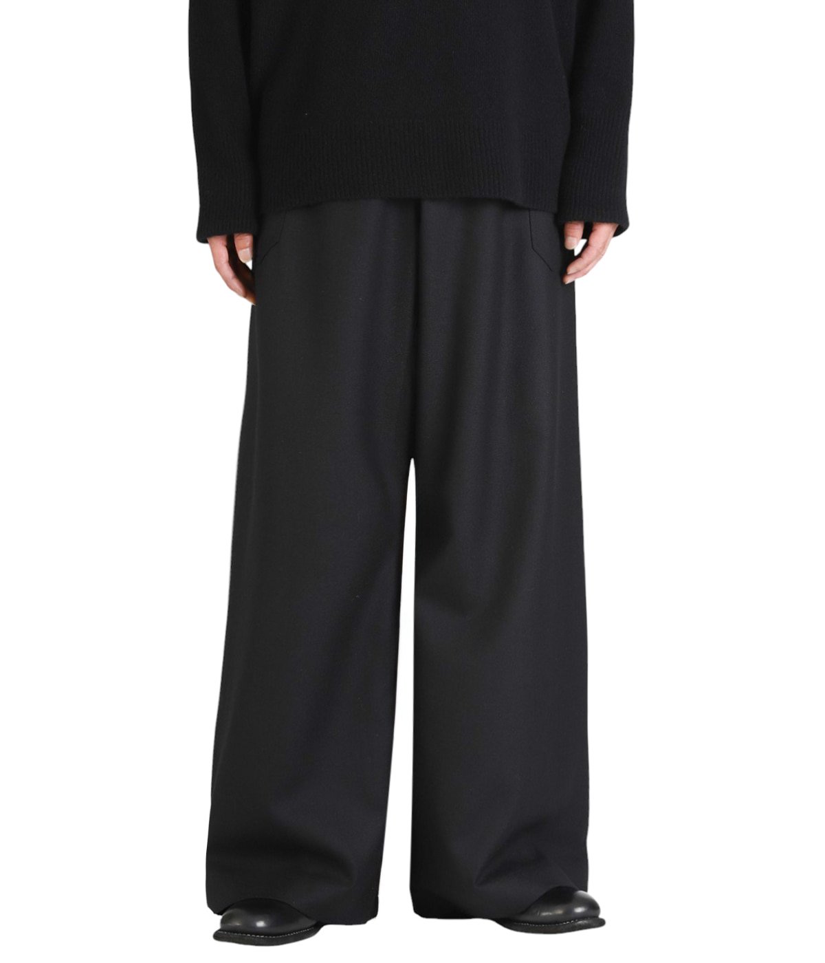 JUNO / Wide-legged elasticated trousers | MARINA YEE(マリナ・イー