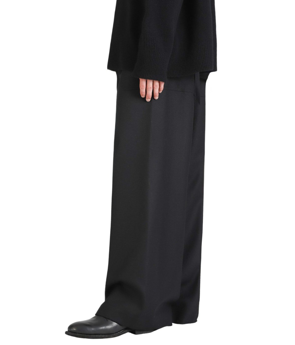 JUNO / Wide-legged elasticated trousers | MARINA YEE(マリナ・イー