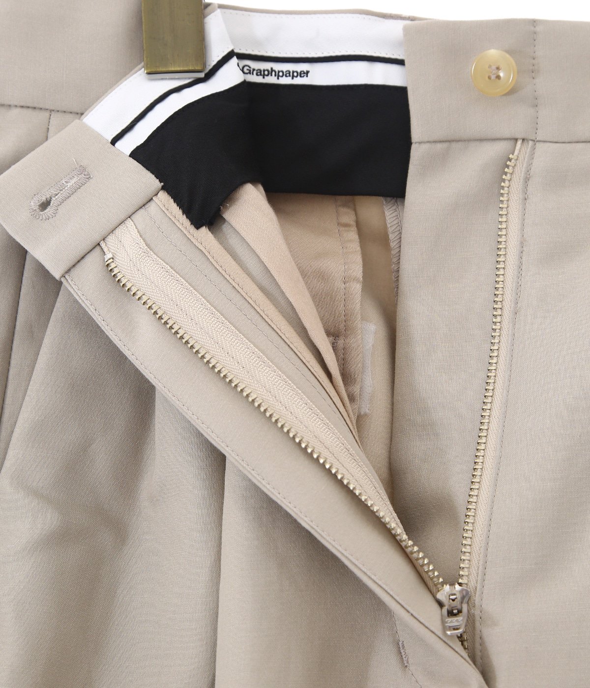 【レディース】double Plain Weave Tuck Pants