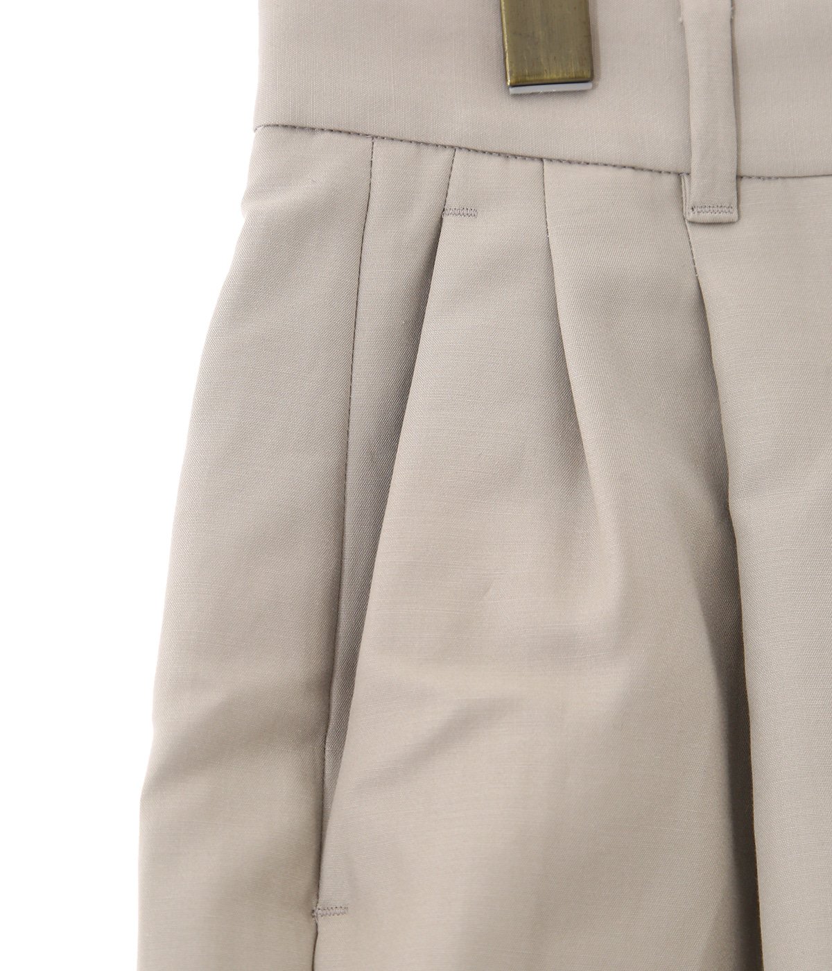 【レディース】double Plain Weave Tuck Pants