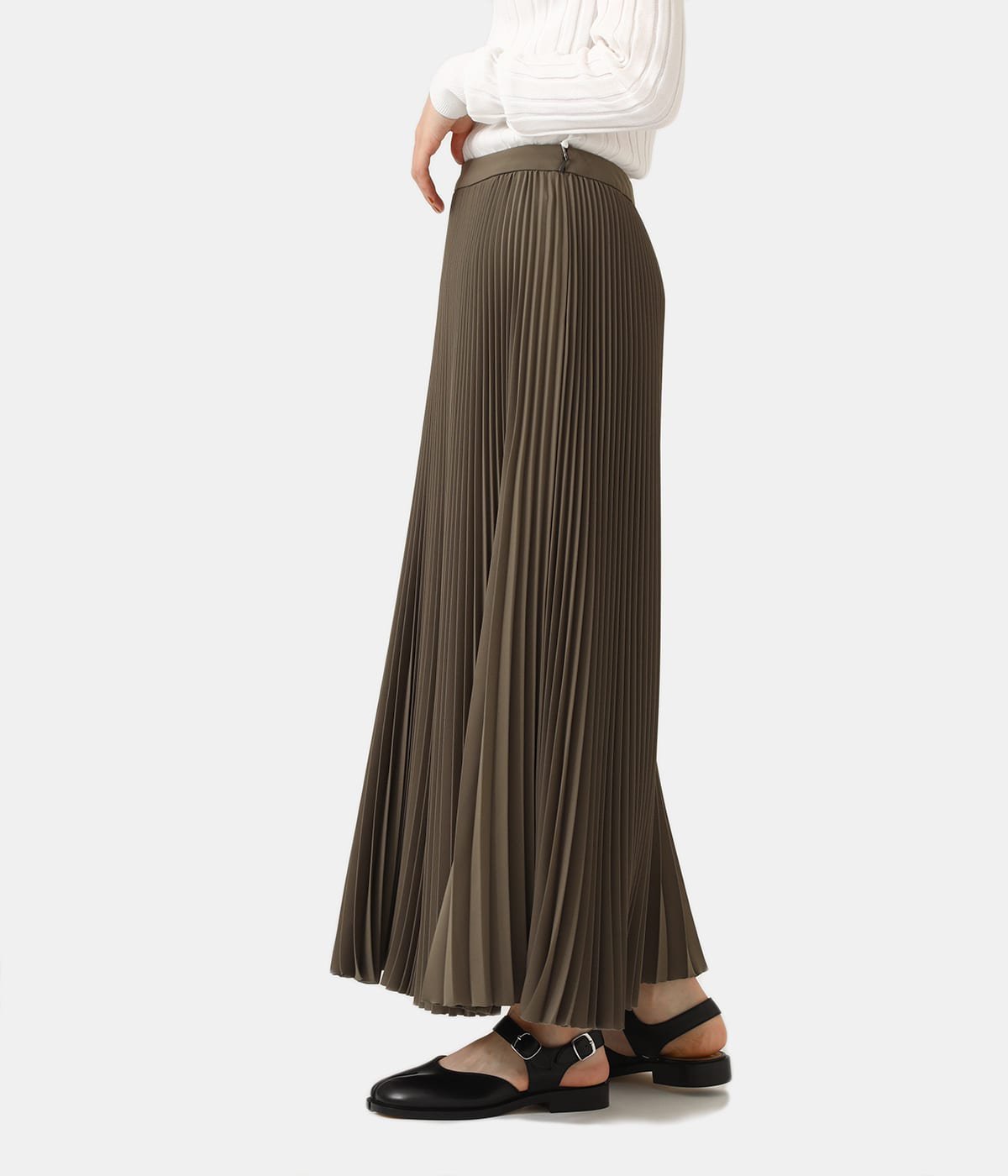 レディース】【ONLY ARK】別注 Satin Pleats Skirt | Graphpaper