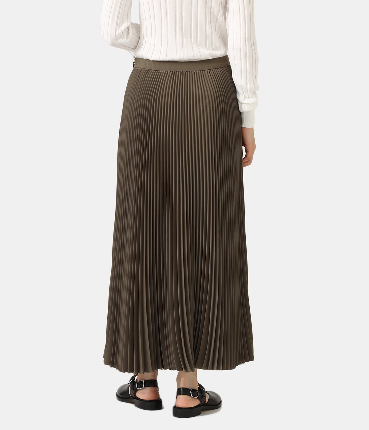 レディース】【ONLY ARK】別注 Satin Pleats Skirt | Graphpaper