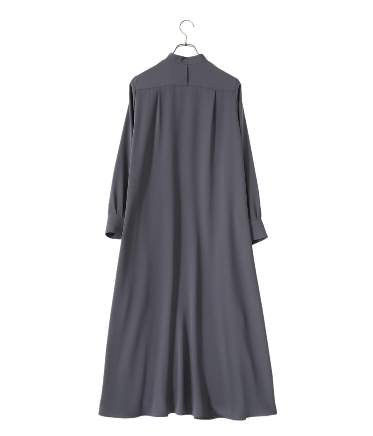 L’or cape collar dress チャコール