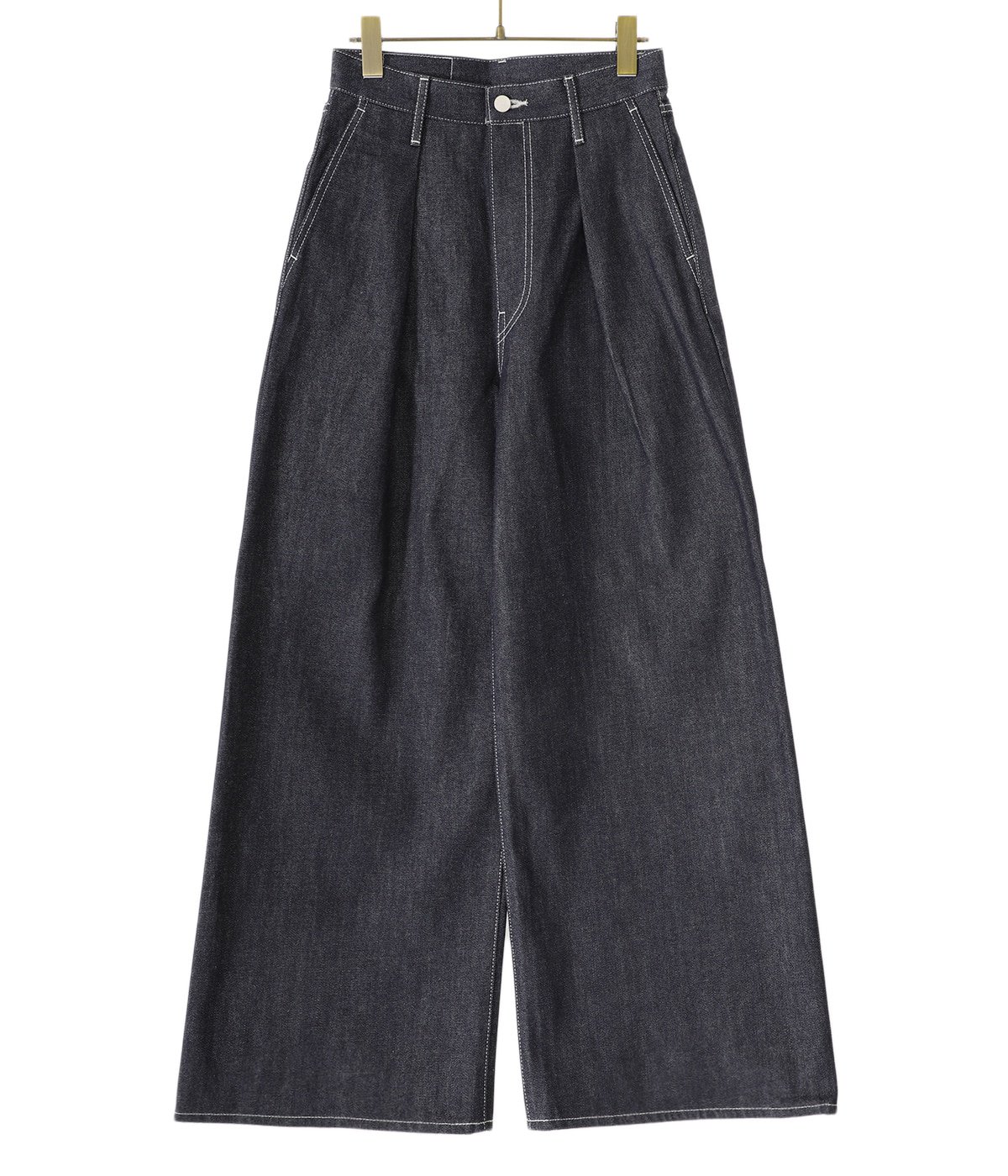 レディース】Selvage Denim Two Tuck Wide Pants | Graphpaper(グラフ 