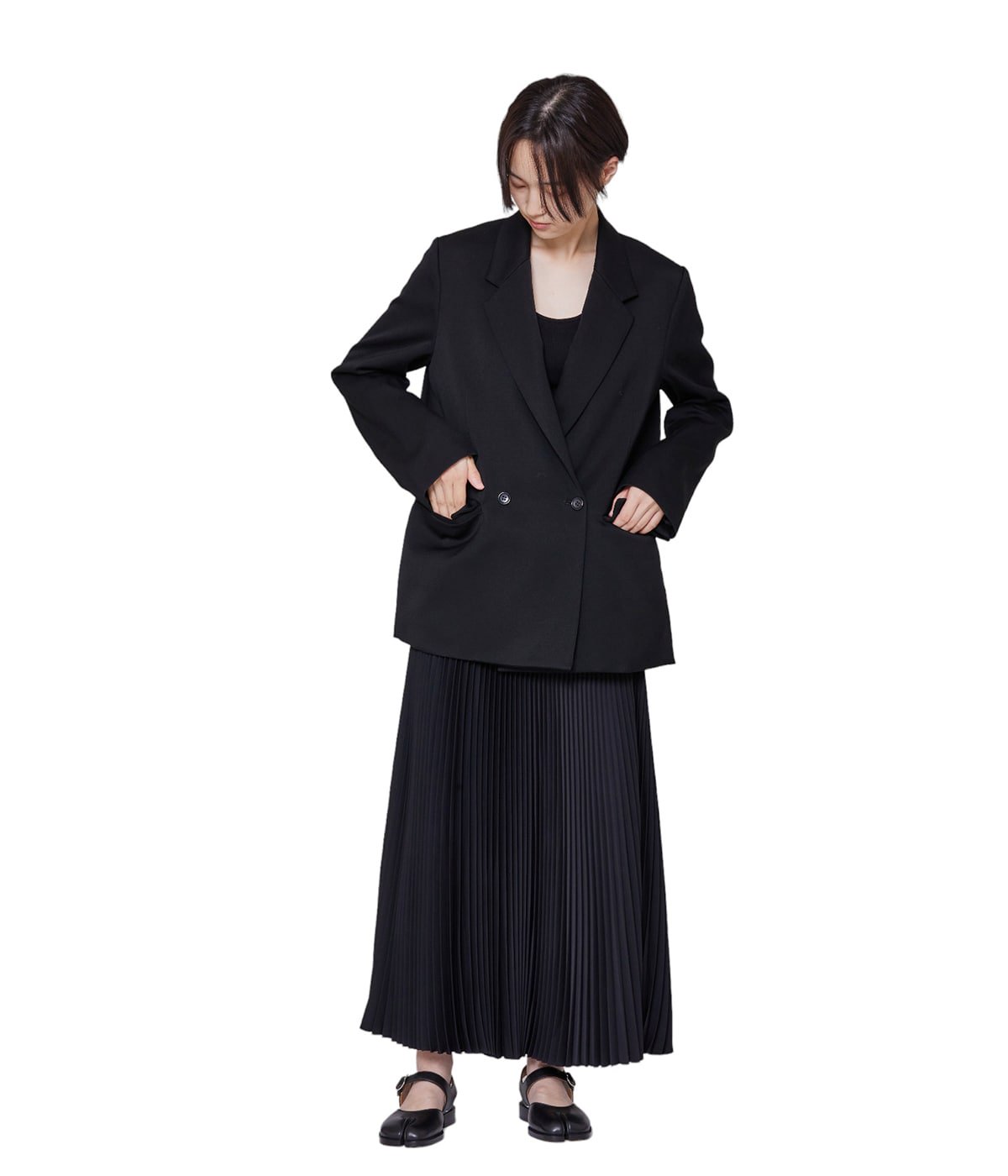 レディース】Satin Pleats Skirt | Graphpaper(グラフペーパー
