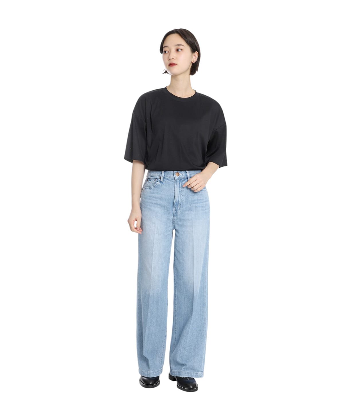 レディース】Fine Smooth Crew Neck Tee | Graphpaper(グラフペーパー