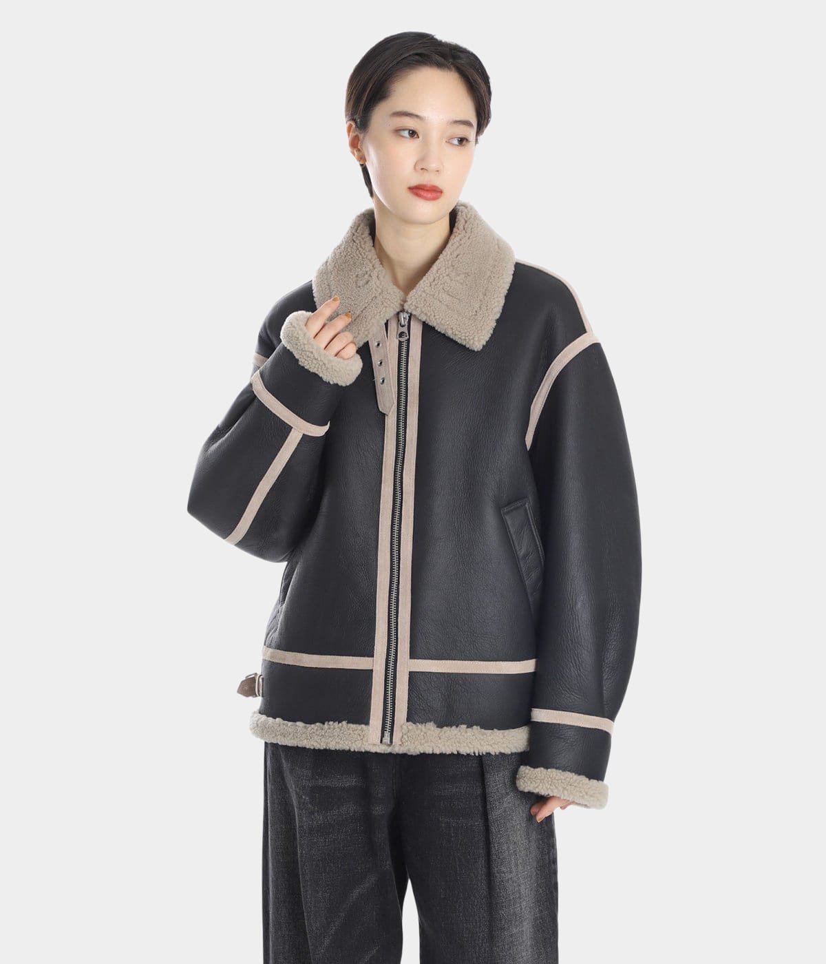 レディース】Sheep Mouton B-3 Flight Jacket | Graphpaper(グラフ 