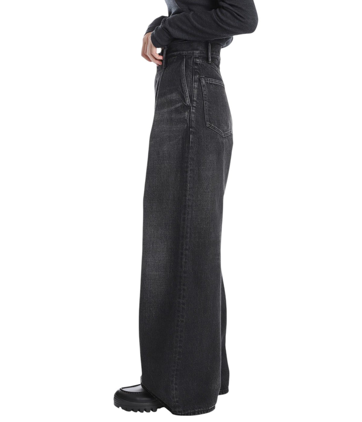 レディース】Selvage Denim Two Tuck Wide Pants | Graphpaper