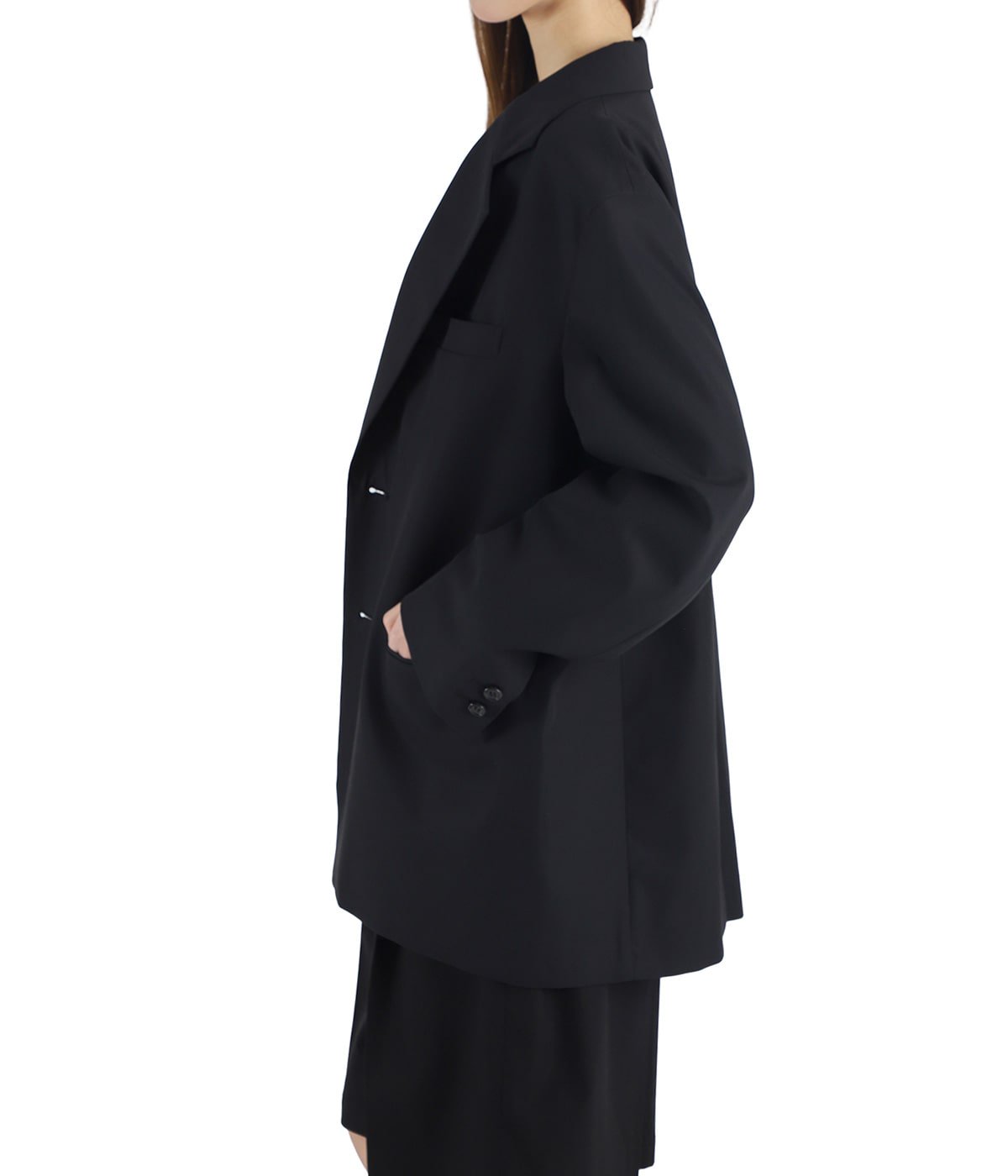 レディース】Wooly Cotton Twill Oversized Jacket | Graphpaper