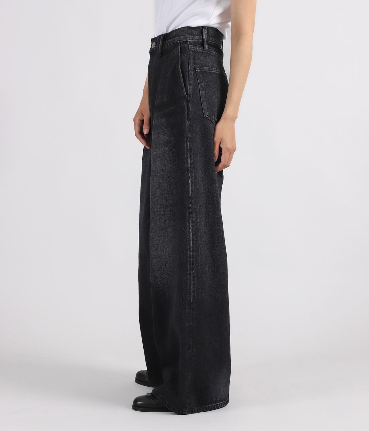 レディース】Selvage Denim Two Tuck Wide Pants | Graphpaper(グラフ