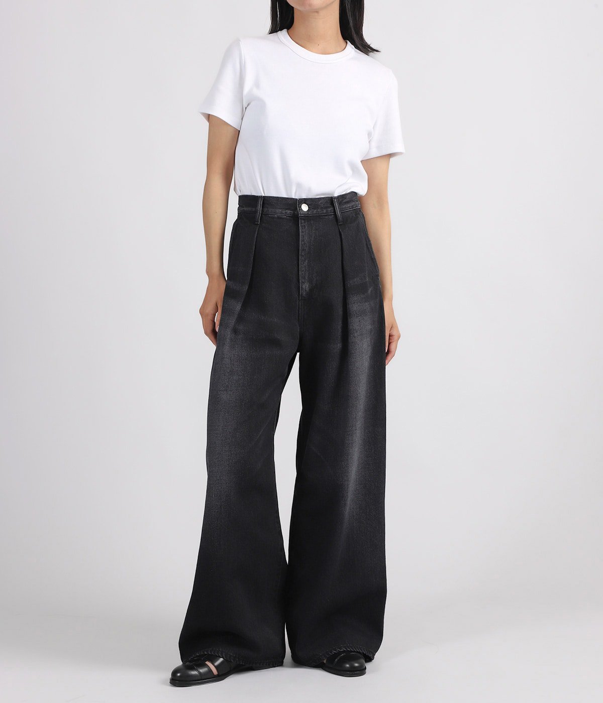 レディース】Selvage Denim Two Tuck Wide Pants | Graphpaper(グラフ