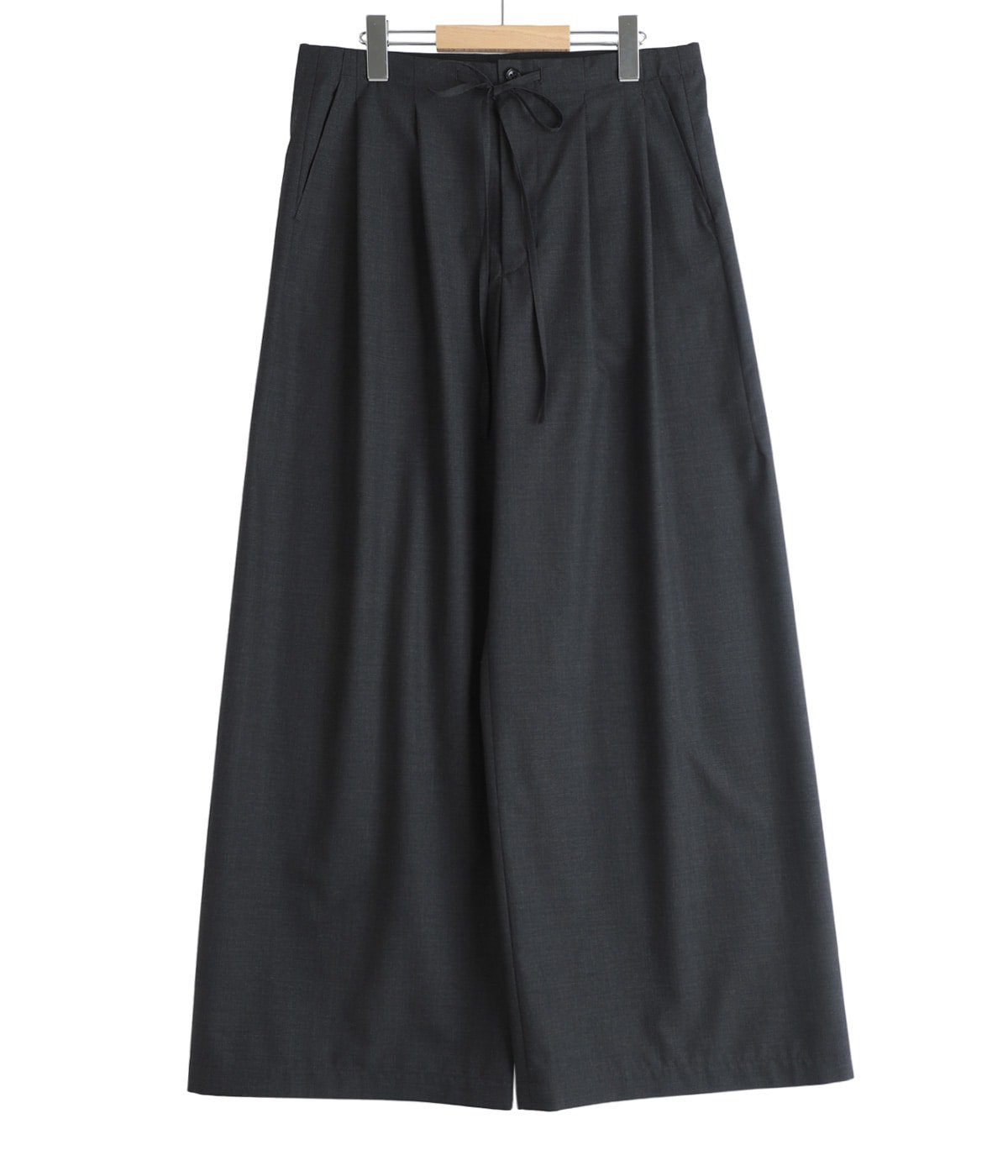 レディース】Fine Wool Heather Drawstring Wide Pants | Graphpaper