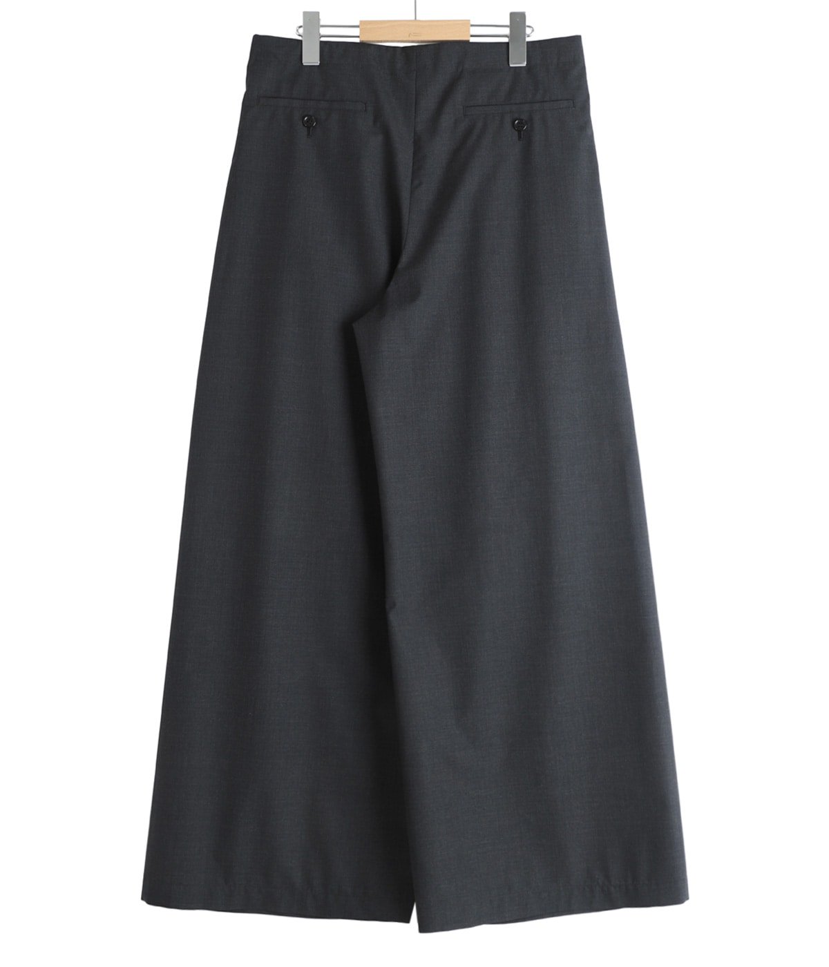 レディース】Fine Wool Heather Drawstring Wide Pants | Graphpaper