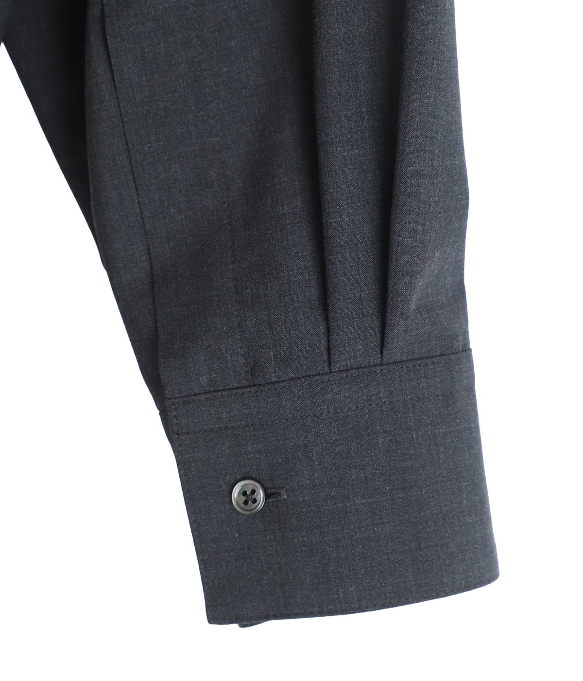 レディース】Fine Wool Heather Regular Collar Shirt | Graphpaper
