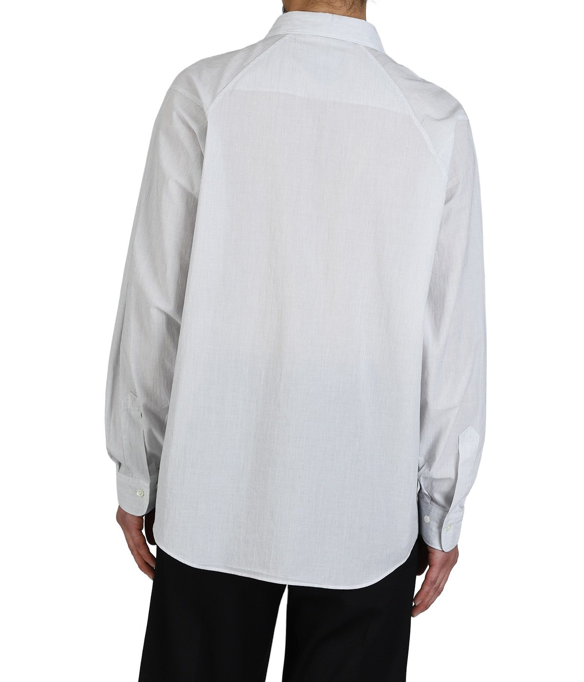 Fine Cotton Seersucker Striped Shirt | Goldwin(ゴールドウイン