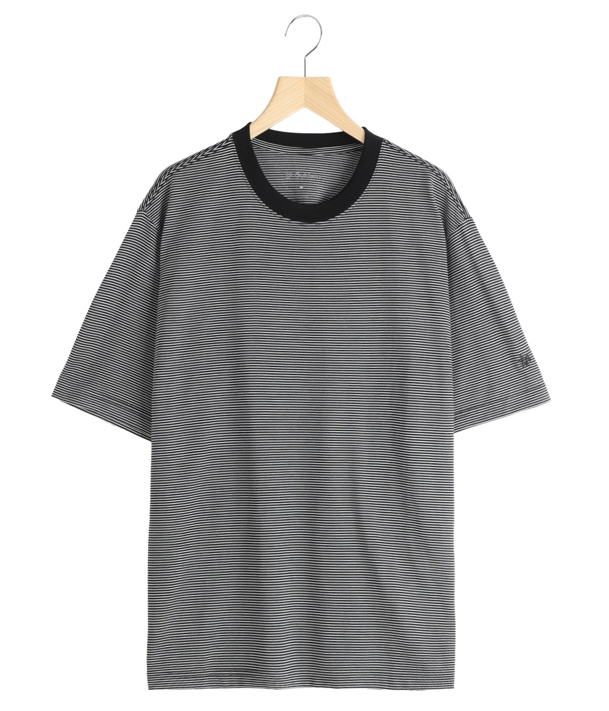 うーる Striped Wool×Lyocell Jersey T-shirt | Goldwin(ゴールドウイン