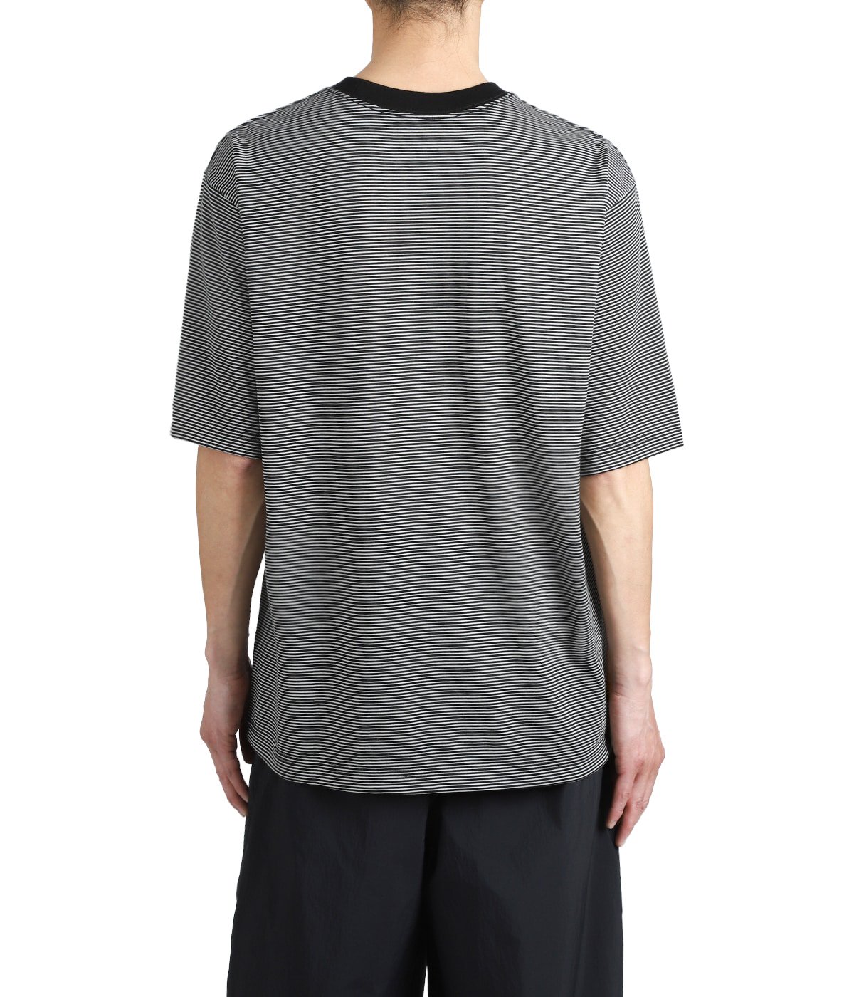 うーる Striped Wool×Lyocell Jersey T-shirt | Goldwin(ゴールドウイン