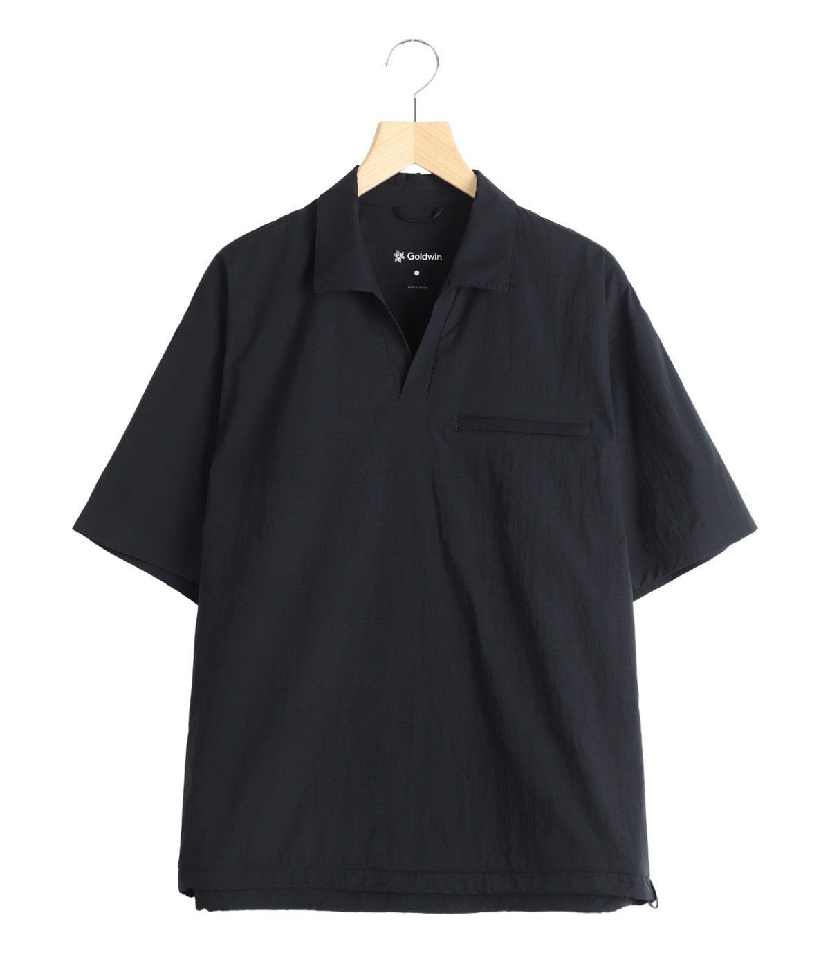 Goldwin ブラック 半袖シャツ Stretch Bilo S/S Pullover | Goldwin(ゴールドウイン) / トップス