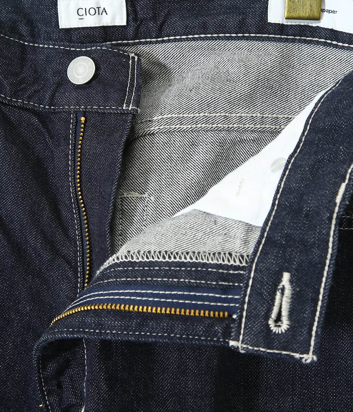 Graphpaper CIOTA FOR GP SUVIN COTTON DENIM PANTS INDIGO