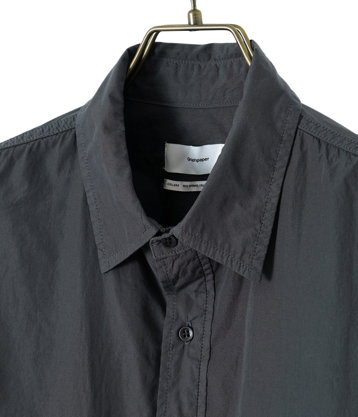 Garment Dyed Poplin Fatigue Shirt | Graphpaper(グラフペーパー 