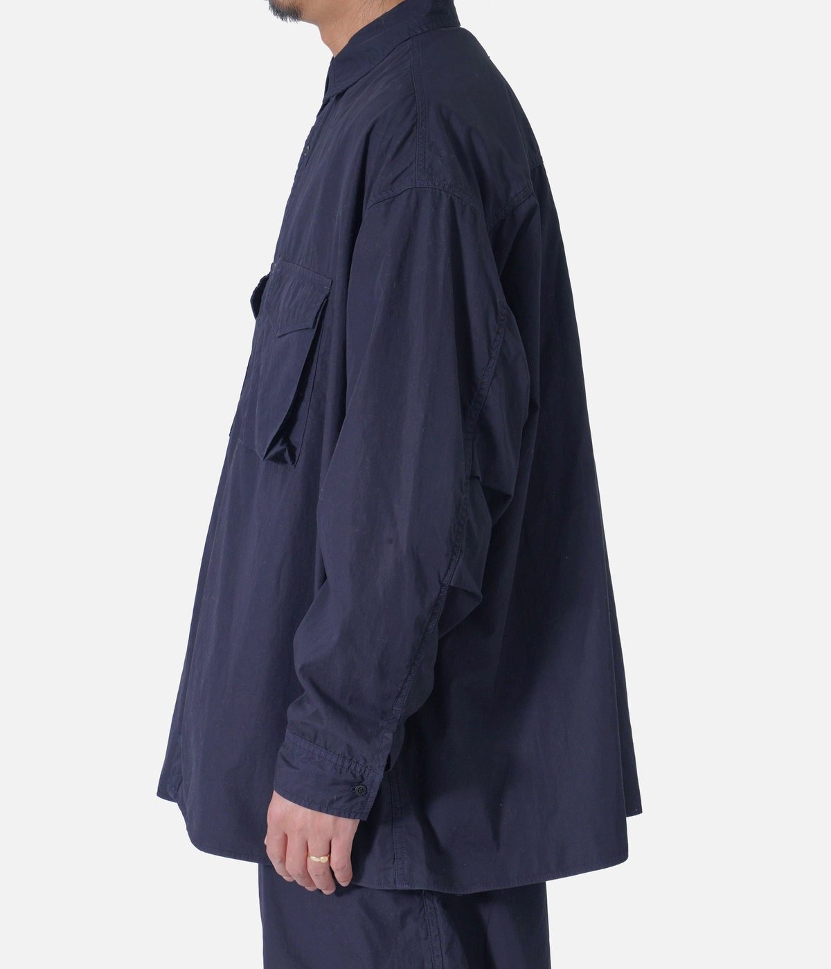 Garment Dyed Poplin Fatigue Shirt | Graphpaper(グラフペーパー