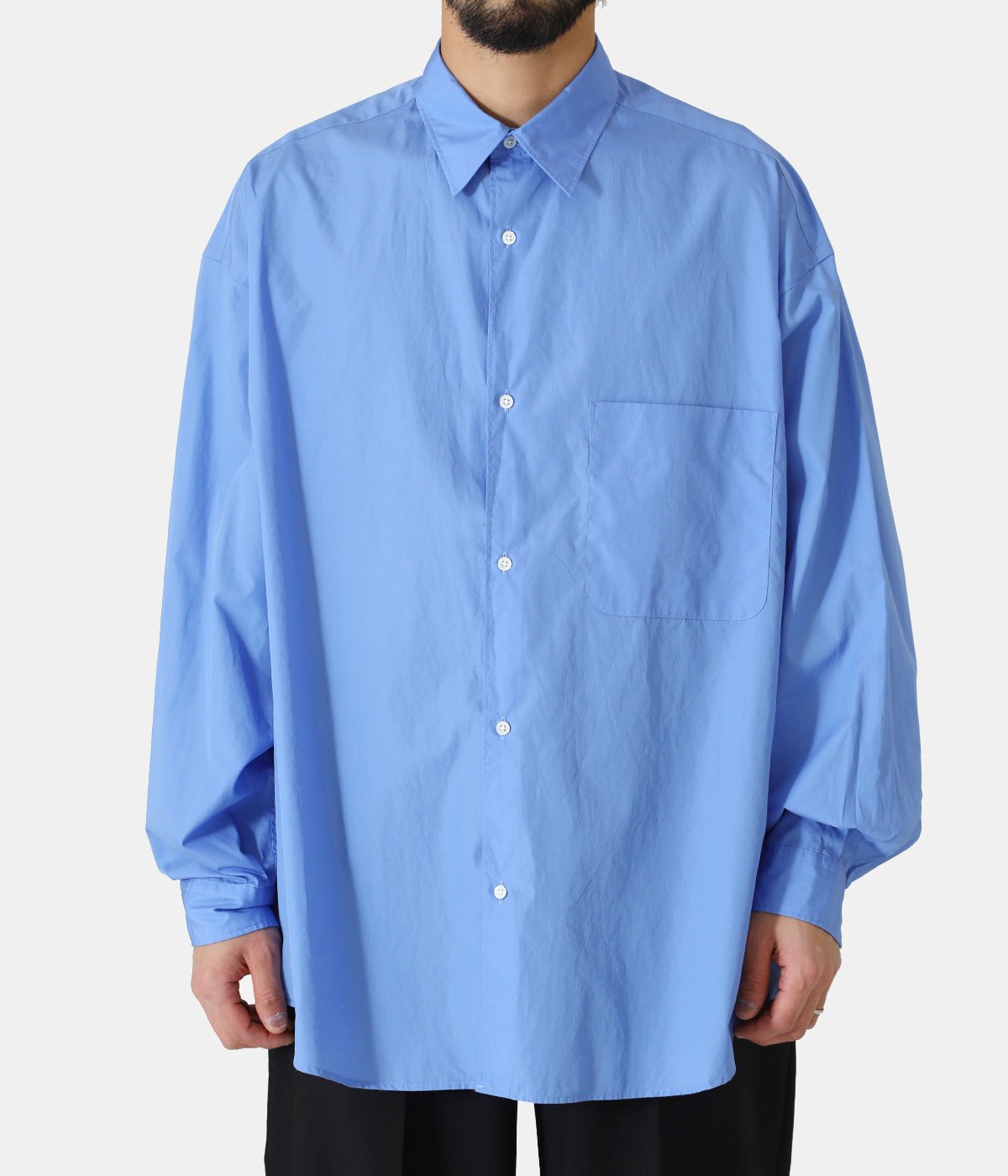 そごう・西武の売却検討 Broad Graphpaper Regular 3 Shirt Collar シャツ