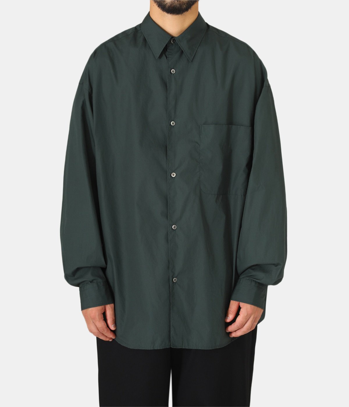 Broad L/S Oversized Regular Collar Shirt | Graphpaper(グラフ 