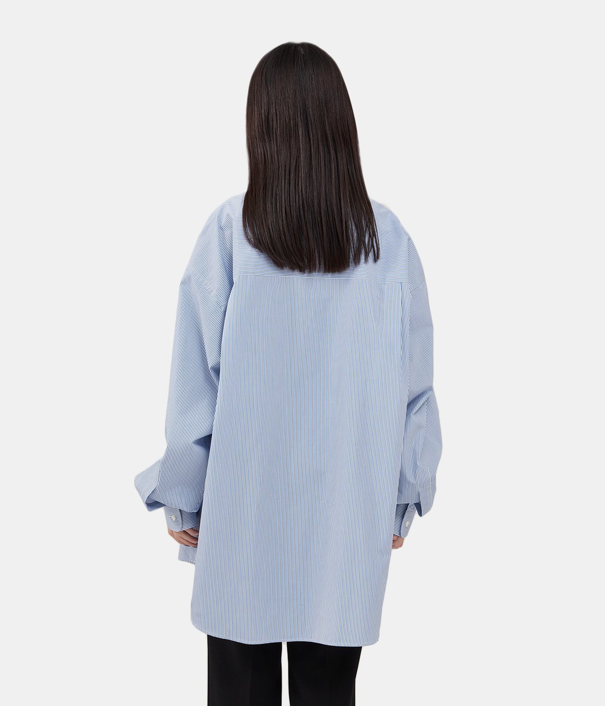 Thomas Mason for GP L/S Oversized Regular Collar Shirt 