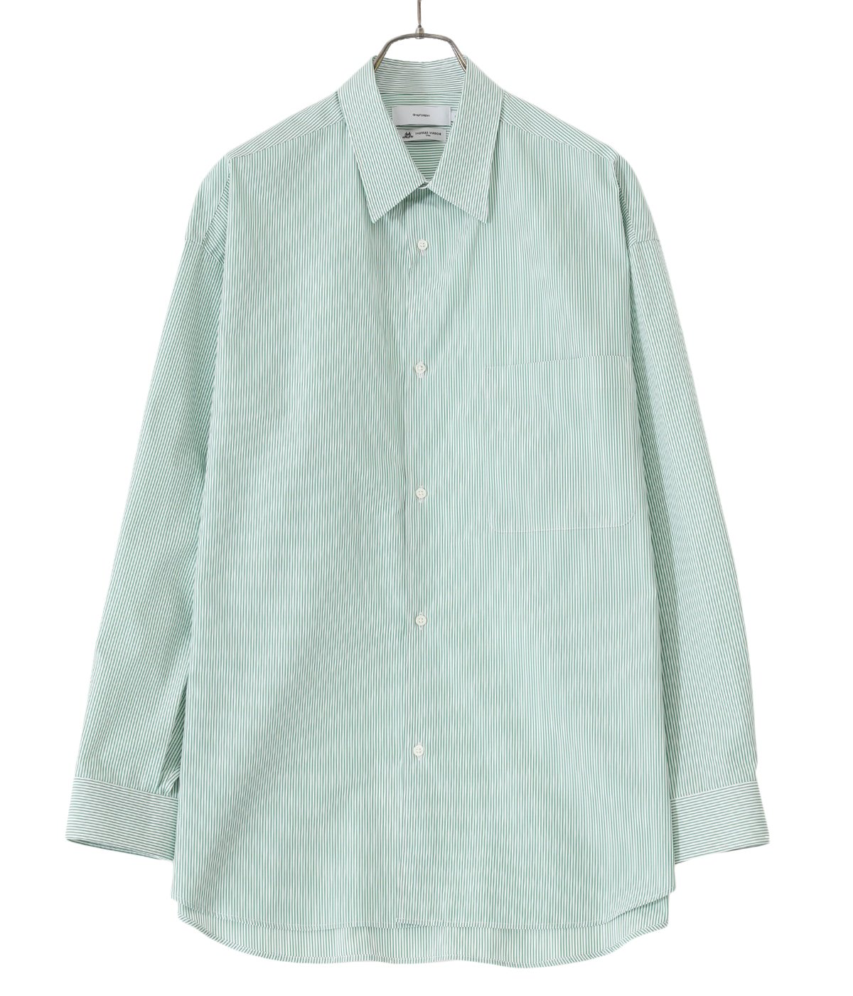 Thomas Mason for GP L/S Oversized Regular Collar Shirt ...