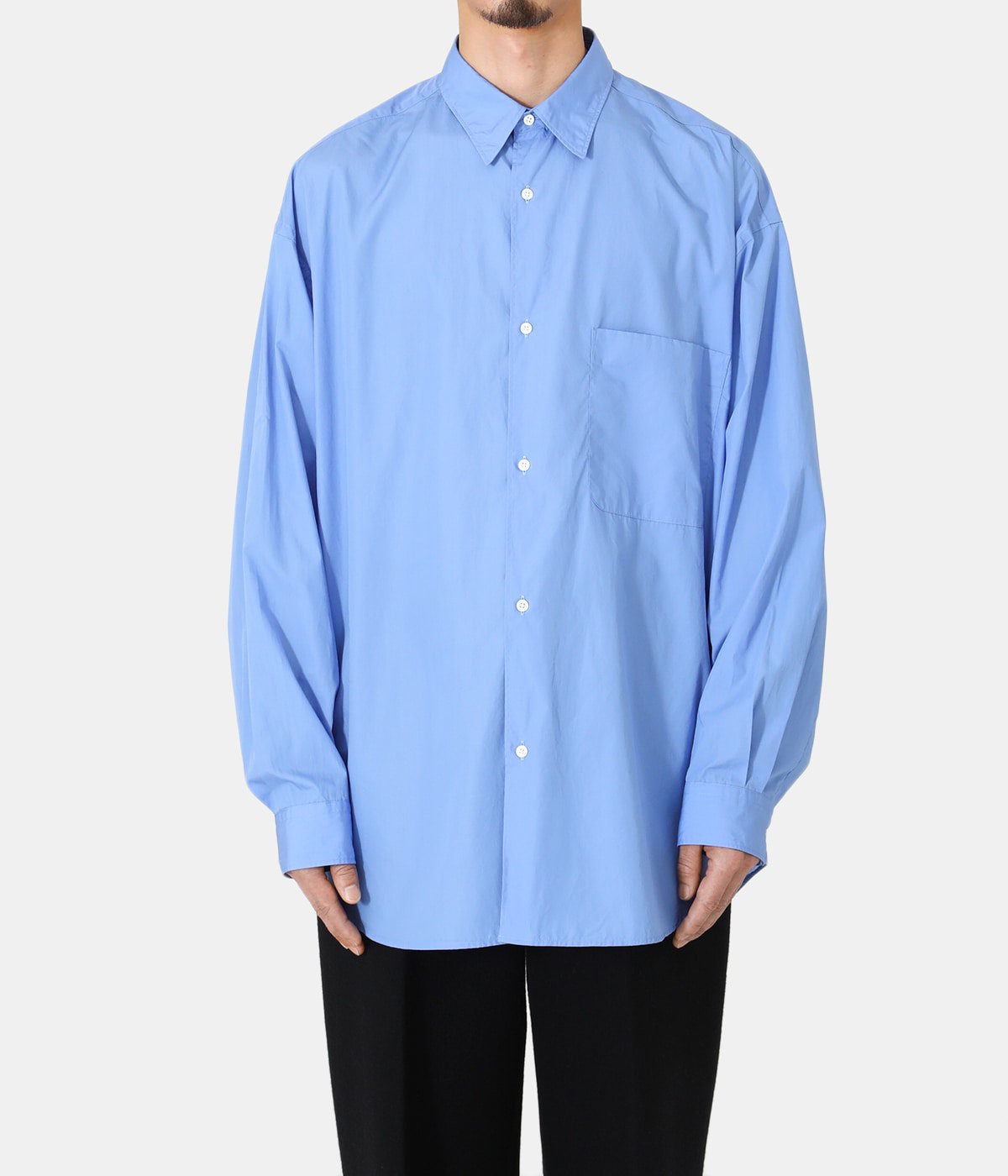 Broad L/S Oversized Regular Collar Shirt | Graphpaper(グラフ