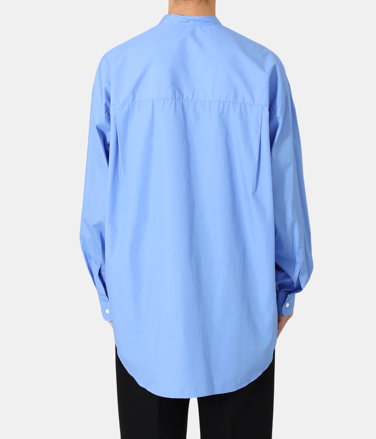 Broad L/S Oversized Band Collar Shirt | Graphpaper(グラフペーパー