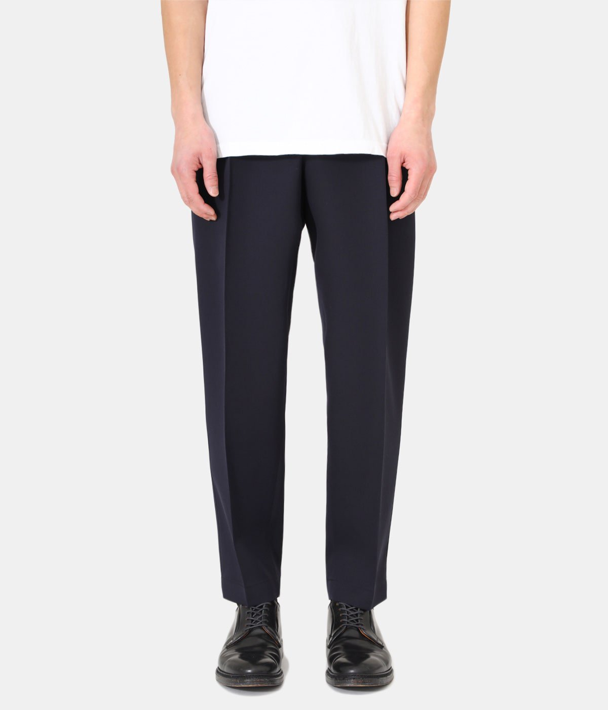 Graphpaper Scale Off Wool Tapered Slacks | www.angeloawards.com