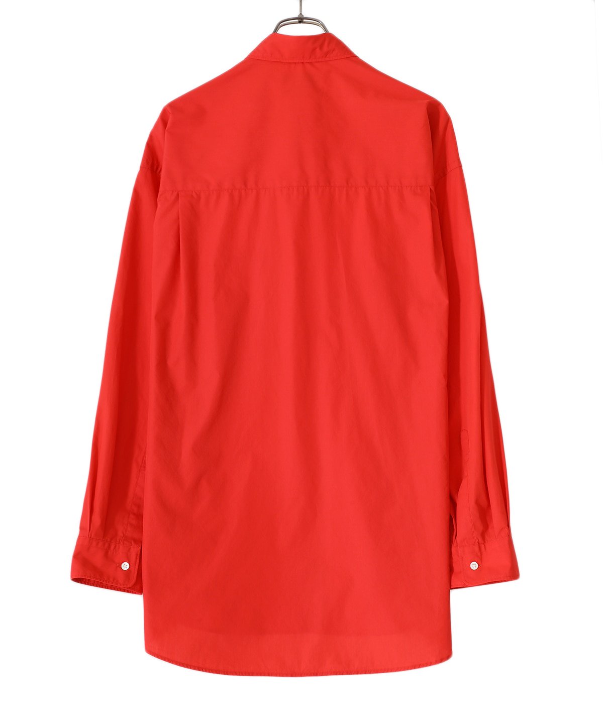 Broad L/S Oversized Regular Collar Shirt