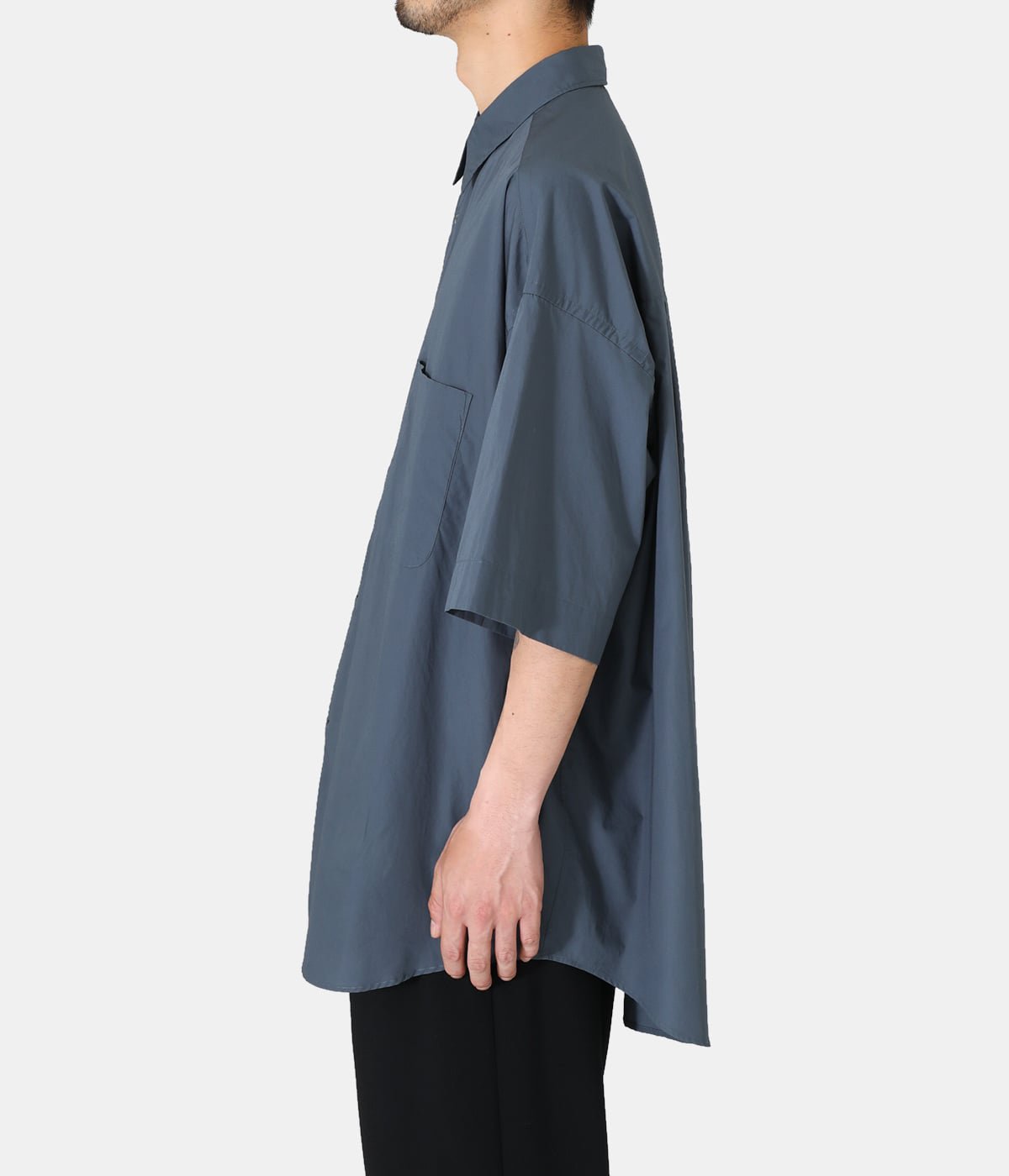 Broad S/S Oversized Regular Collar Shirt | Graphpaper(グラフ