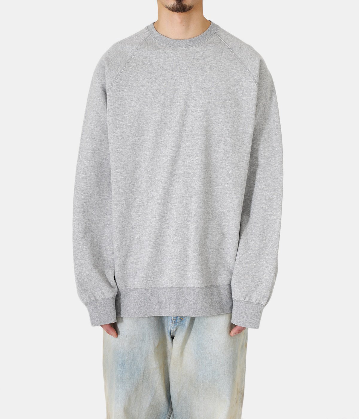 Ultra Compact Terry Crew Neck Sweater