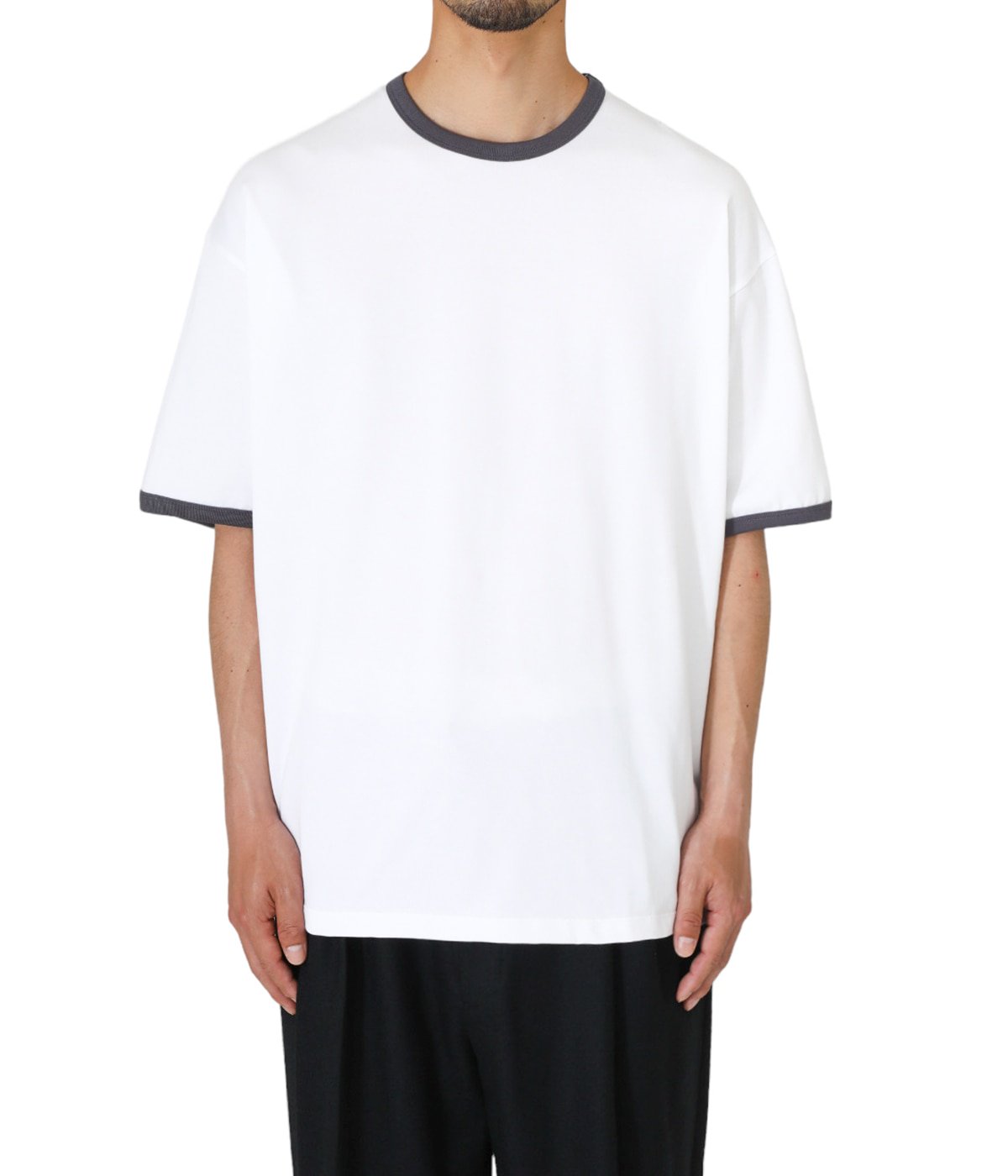 Fine Cotton Ringer S/S Tee | Graphpaper(グラフペーパー) / トップス