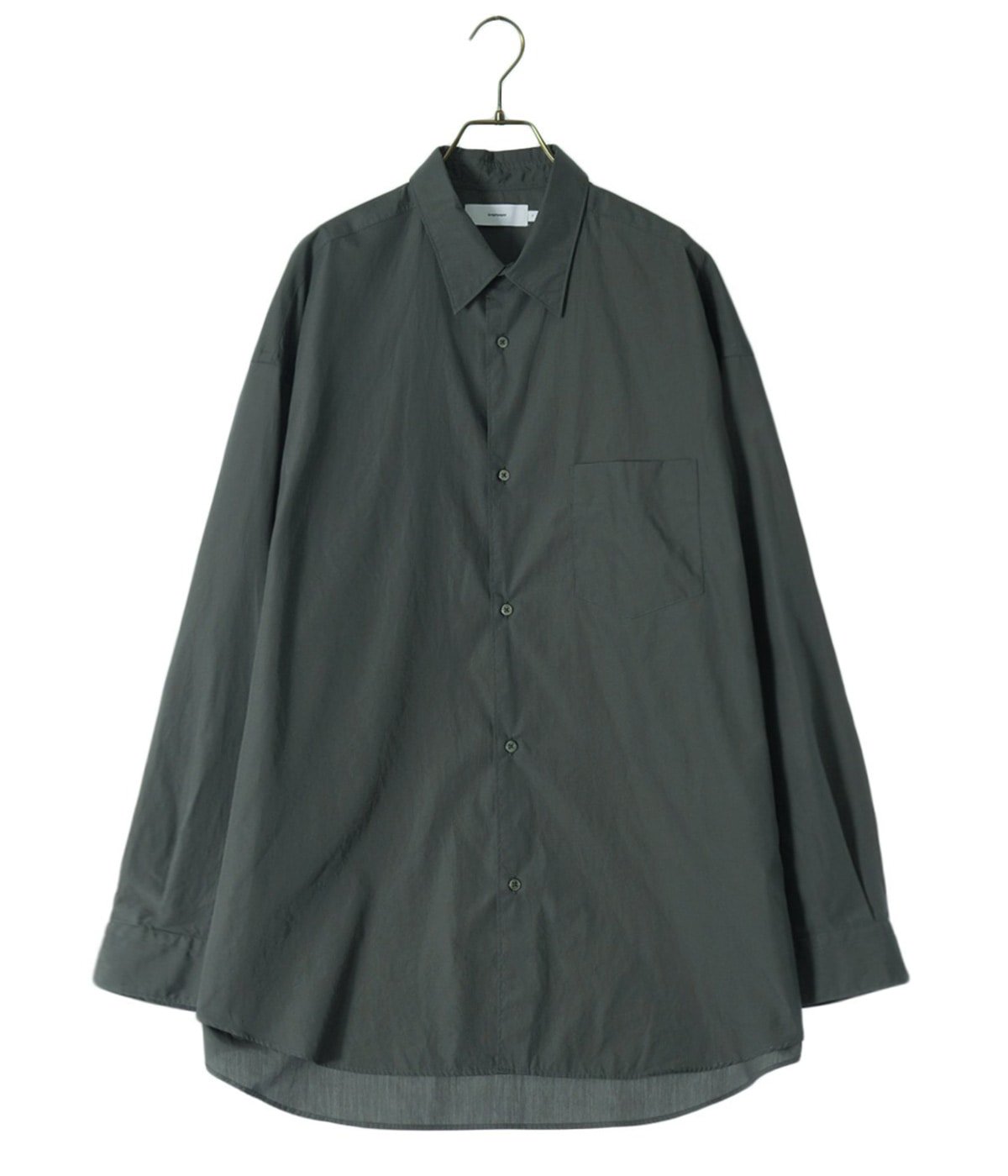 Broad L/S Oversized Regular Collar Shirt