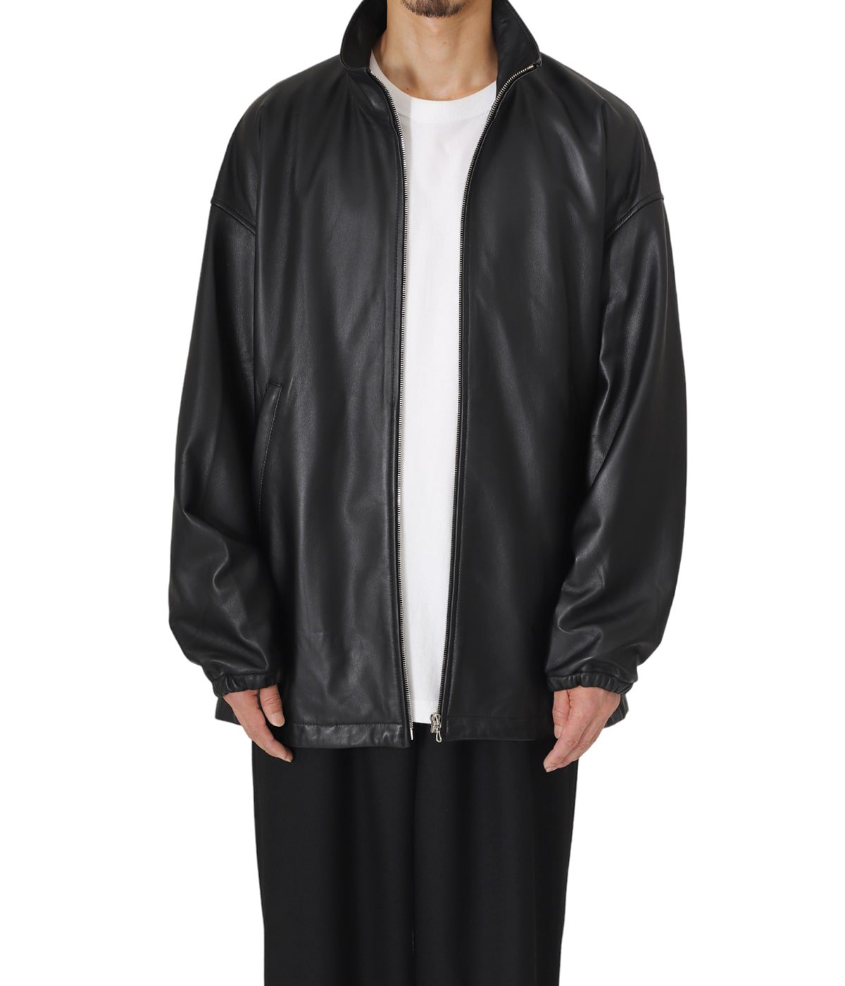 Sheep Leather Track Blouson | Graphpaper(グラフペーパー ...
