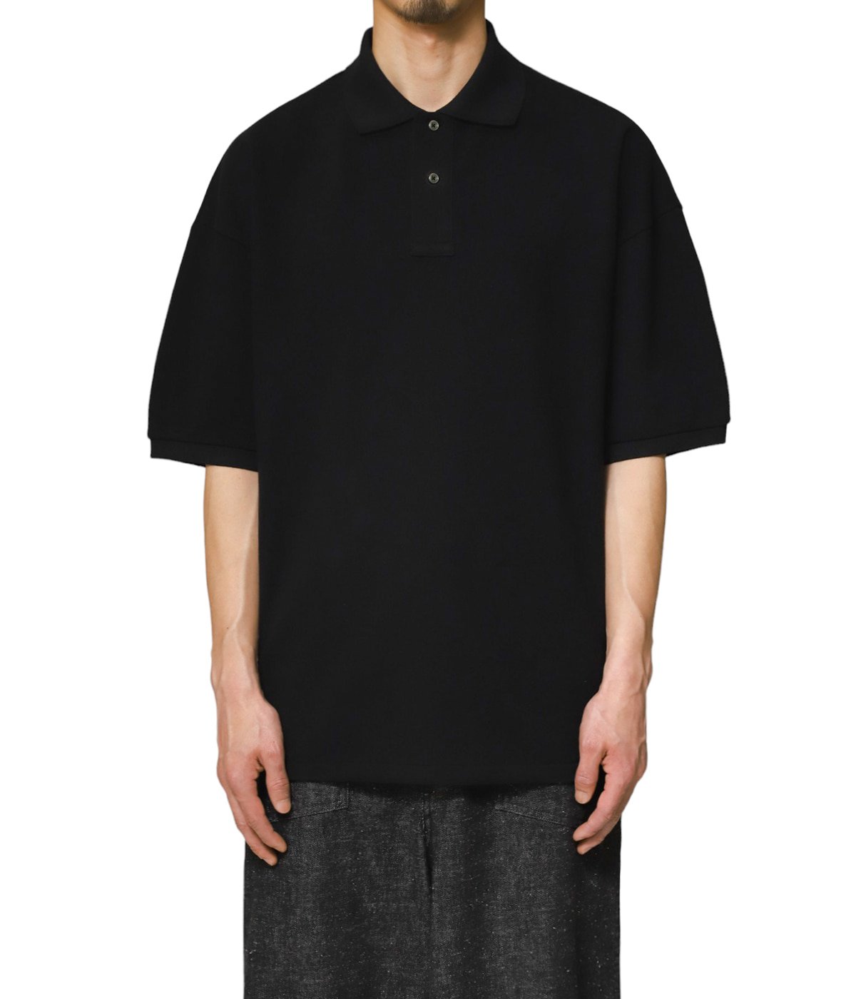 ONLY ARK】別注 Cotton Pique Jersey S/S Polo | Graphpaper(グラフ 